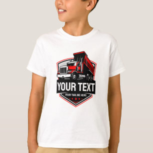 Kipkar Constructie Zware Uitrusting Werk Truck T-shirt