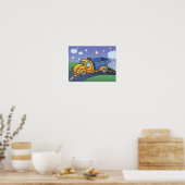Kipkar Kinder Kunst Poster (Keuken)