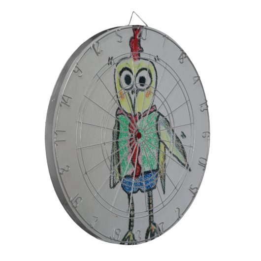 kipkarton dartbord (Voorkant Links)