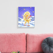 Kipkerst Canvas Afdruk (Insitu (Woonkamer))