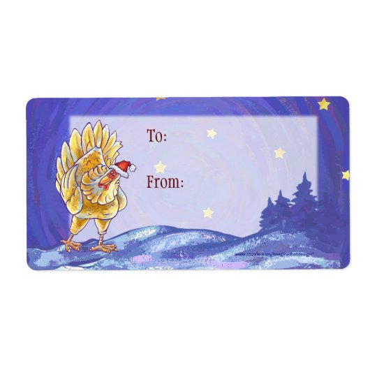 Kipkerst Etiket (Voorkant)