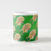 Kipkerst op groen grote koffiekop (Voorkant)