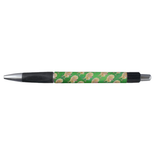 Kipkerst op groen pen (Voorkant)