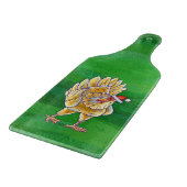 Kipkerst op groen snijplank (Hoek)