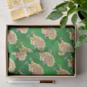 Kipkerst op groen tissuepapier (Geschenk)