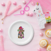 Kipkerst Papieren Bordje (Feest)