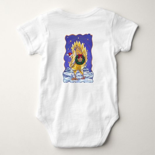 Kipkerst Romper (Achterkant)