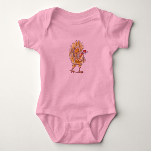 Kipkerst Romper (Voorkant)