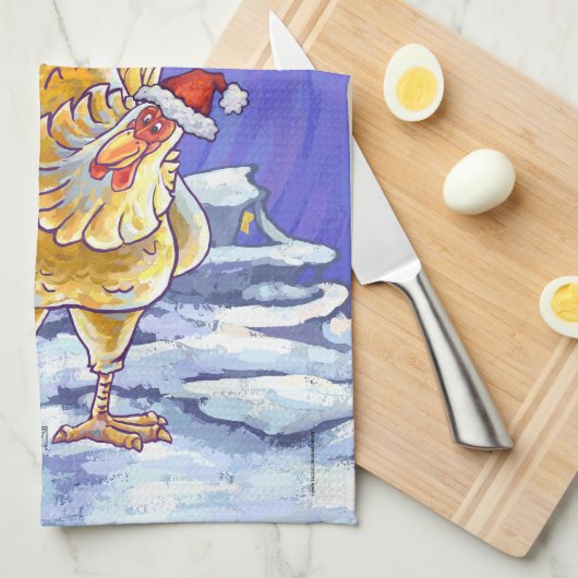 Kipkerst Theedoek (Quarter Fold)