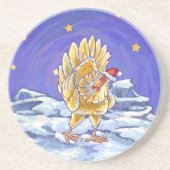 Kipkerst Zandsteen Onderzetter (Voorkant)