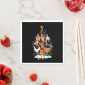 Kipkerstbomen Licht Funny Chicken Lover Servet (Insitu)