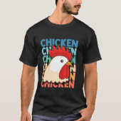 Kipkuikens Eieren Hen Farmer-kwekerij T-shirt (Voorkant)