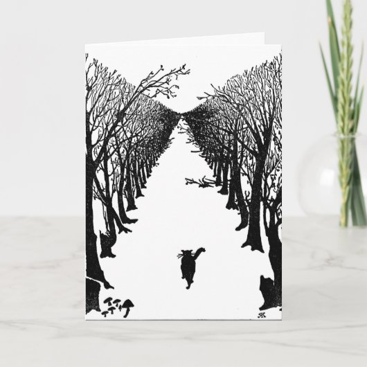 Kipling Cat Wenskaart Kaart (Voorkant)