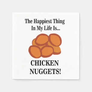Kipnugget Fast Food Feest Servet