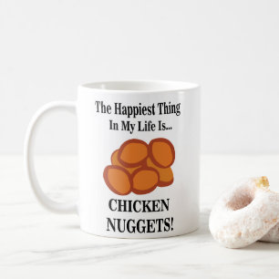 Kipnugget Fast Food Grappig Koffiemok