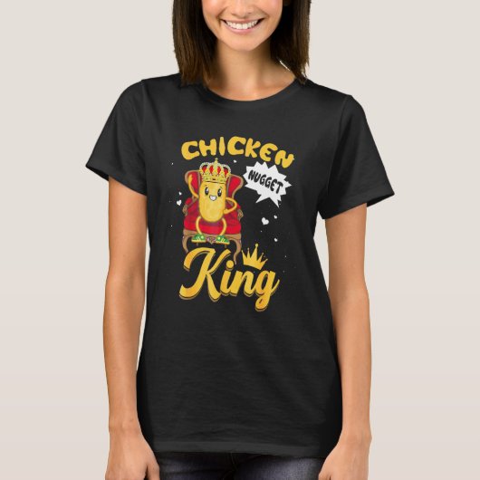 Kipnuggetkoning T-shirt (Voorkant)