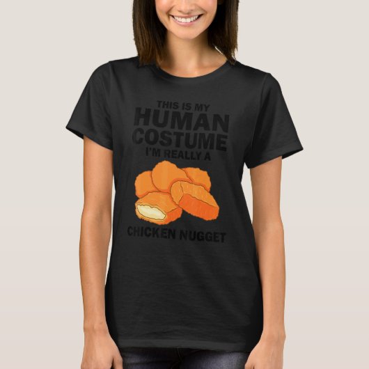 Kipnuggetkostuum voor kinderen Mode Nugget Foo T-shirt (Voorkant)