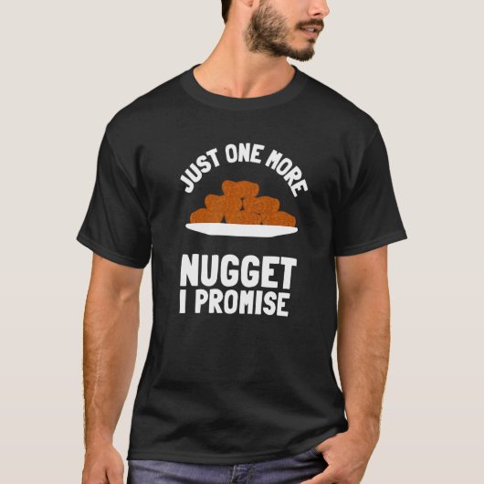 Kipnuggets en gefrituurde kip t-shirt (Voorkant)