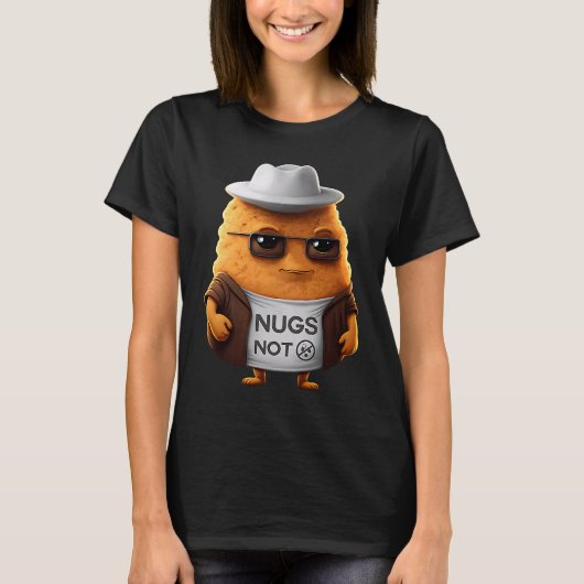 Kipnuggets  Nugs Niet T-shirt (Voorkant)