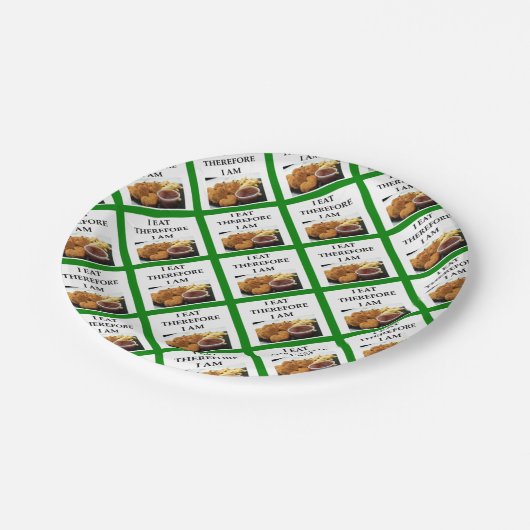 kipnuggets papieren bordje (Gekanteld)