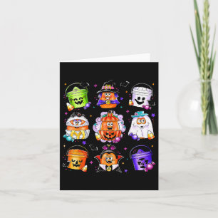 Kipnuggets Pompoen Halloween 90's Vintage 1 Kaart