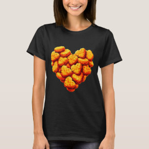 Kipnuggets Zijn Mijn Valentijnshart Grappige Valen T-shirt