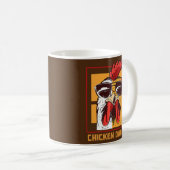  kippappie Poultry Farmer Rooster Koffiemok (Voorkant rechts)