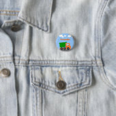 Kippauto Knop Badge Ronde Button 3,2 Cm (In situ)