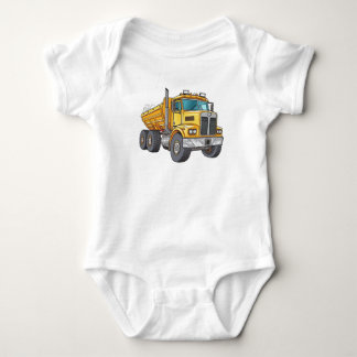 Kippauto outfit voor baby jongen romper