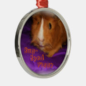 Kippebig-ogige Cavia Kerst Ornament (Rechts)
