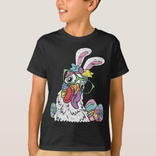 Kippeëi jacht paashaas oren Boerderij dier T-shirt