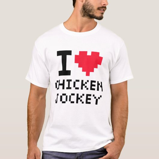 kippejockey t-shirt (Voorkant)