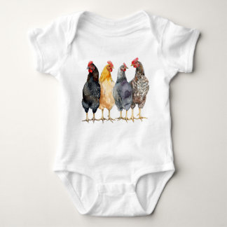 Kippen Baby Boer Bodysuit, Country Peuter T-shirt