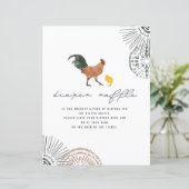 Kippen Baby shower Diaper Raffle (Staand voorkant)