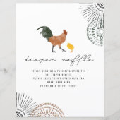 Kippen Baby shower Diaper Raffle (Voorkant)