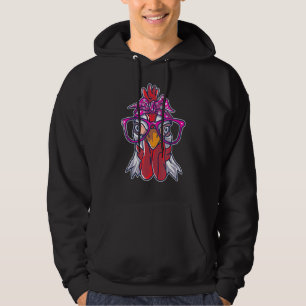 Kippen Bandana Cute Farm Animals Farming Lover Hoodie