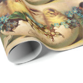 KIPPEN, BLOEMEN EN PAASEIEREN CADEAUPAPIER (Rol Hoek)