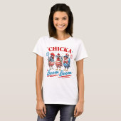Kippen Boem Boem T-shirt (Voorkant volledig)