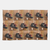 Kippen - Boerderij Life Series Keukenhanddoek (Horizontaal)