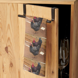 Kippen - Boerderij Life Series Keukenhanddoek