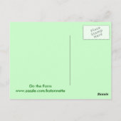 kippen briefkaart (Achterkant)