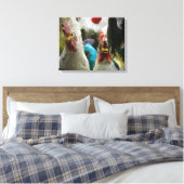 kippen canvas afdruk (Insitu (Slaapkamer))