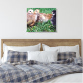 Kippen Canvas Afdruk (Insitu (Slaapkamer))