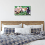 Kippen Canvas Afdruk (Insitu (Slaapkamer))