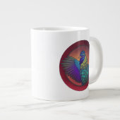 Kippen cirkelontwerp grote koffiekop (Voorkant rechts)