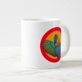 Kippen cirkelontwerp grote koffiekop (Voorkant rechts)
