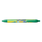 Kippen Coup Blauwe Inkt Pen (Achterkant)