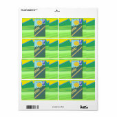 Kippen Coup Etiket (Full Sheet)