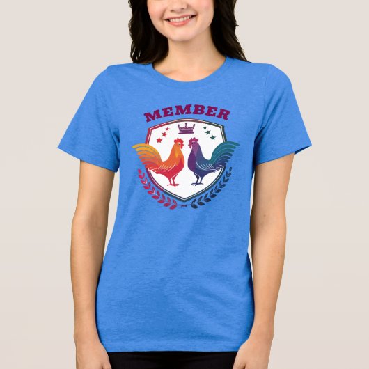 Kippen Cultus Tri-Blend Shirt (Voorkant)