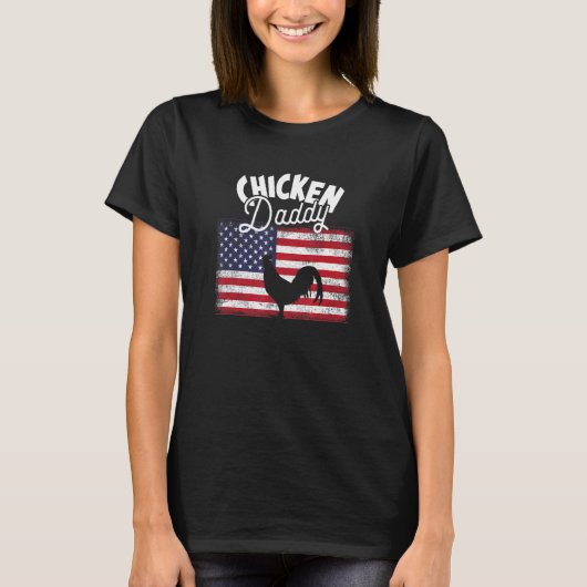 Kippen Daddy Boer Kip T-shirt (Voorkant)
